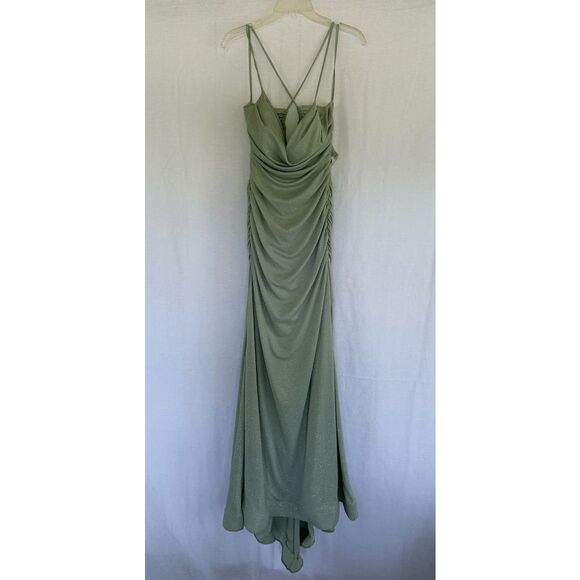 Windsor Prom/Formal/Bridesmaid Dress, Sage Green Size 3/4? Long, Open Back - Picture 1 of 11